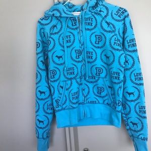 VS Pink zip up hoodie